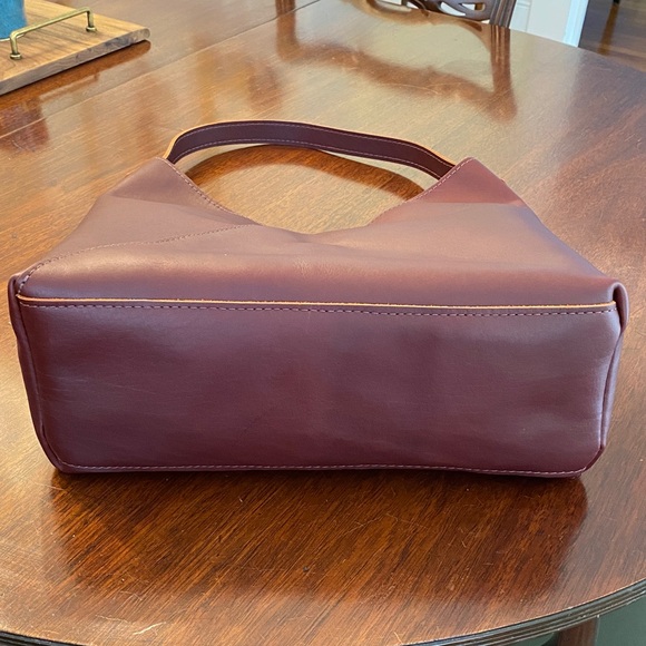 Portland Leather Goods Cognac Brown Oversized Naomi Tote Bag Purse Unicorn - Picture 7 of 10